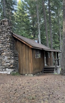 Cabin Re-roof Metal - This project was just past Silver Beach. Removed one layer of asphalt shingles and installed Nu-Ray 24 gauge series 2000 standing seam panels.