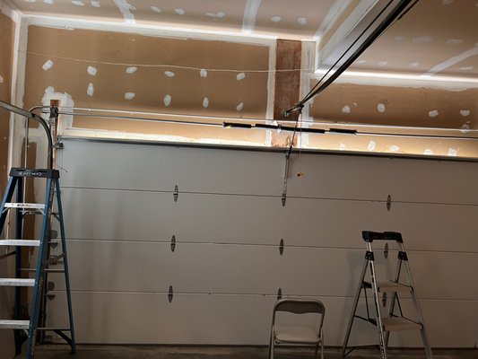 Replacement of torsion springs $350 only - Replace both torsion springs on 16 x 7 3000 series triple layer door