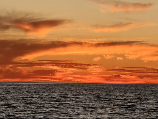 Sunset Sails - Our sunset cruise is the perfect way to spend a Santa Barbara evening. Sit back and relax as we follow the sun as it sets over the beautiful Pacific Ocean during winter; and behind the majestic Santa Ynez Mountains in spring and summer. Keep an eye out for dolphins or an occasional whale as the sun sinks slowly below the horizon.
Up to 6 passengers maximum.
1.5, 2, 3 or 4 Hours, Departing Daily Sunset Sails - Our sunset cruise is the perfect way to spend a Santa Barbara evening. Sit back and relax as we follow the sun as it sets over the beautiful Pacific Ocean during winter; and behind the majestic Santa Ynez Mountains in spring and summer. Keep an eye out for dolphins or an occasional whale as the sun sinks slowly below the horizon.
Up to 6 passengers maximum.
1.5, 2, 3 or 4 Hours, Departing Daily