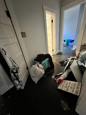 Rental nightmare - This was a complete haul out from an old rental tenant that left everything after vacating the residence. We were called out to do the hall out and we were able to help with all of the deep cleaning, haul out and window cleaning, etc.. Rental nightmare - This was a complete haul out from an old rental tenant that left everything after vacating the residence. We were called out to do the hall out and we were able to help with all of the deep cleaning, haul out and window cleaning, etc..