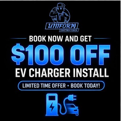 EV Charging receptacle install - This customer wanted a 1450 EV charging receptacle installed in their garage for their mobile tesla charger. This job was requested to be completed with exposed 3/4" EMT conduit across the ceiling of the garage to the location of the EV charging box. EV Charging receptacle install - This customer wanted a 1450 EV charging receptacle installed in their garage for their mobile tesla charger. This job was requested to be completed with exposed 3/4" EMT conduit across the ceiling of the garage to the location of the EV charging box.