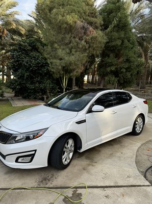 Kia getting a Drip Wash - Customer need exterior and interior cleaning.