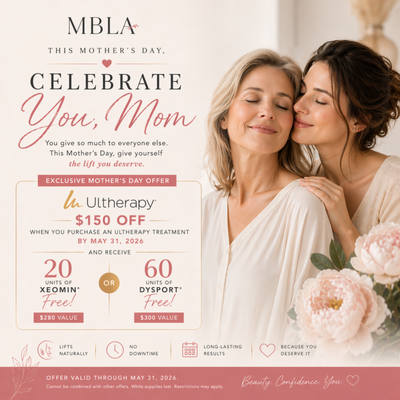 Mothers Day Promo - Celebrate her… or be her 💕
This Mother’s Day, it’s your turn to feel lifted, confident, and radiant. You give so much—now give yourself the glow you deserve.
✨ Mother’s Day Special
Enjoy $150 OFF Ultherapy
receive a complimentary gift:
20 units of Xeomin OR
60 units of Dysport
Limited-time offer through May 31, 2026
Because beauty isn’t just a gift—it’s a feeling. And you deserve it. 🤍 Mothers Day Promo - Celebrate her… or be her 💕
This Mother’s Day, it’s your turn to feel lifted, confident, and radiant. You give so much—now give yourself the glow you deserve.
✨ Mother’s Day Special
Enjoy $150 OFF Ultherapy
receive a complimentary gift:
20 units of Xeomin OR
60 units of Dysport
Limited-time offer through May 31, 2026
Because beauty isn’t just a gift—it’s a feeling. And you deserve it. 🤍