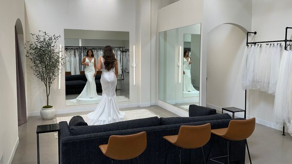 Our Showroom - Our Tempe Showroom is located near IKEA in stunning Tempe, Arizona. Featuring designers by Madi Lane, Evie Young, Serene Bridal, Serene Amé, Mia Solano, Milla Nova and Pronovias - Our boutique offers an experience unlike any other. Free parking is available in our free parking lot. Our Showroom - Our Tempe Showroom is located near IKEA in stunning Tempe, Arizona. Featuring designers by Madi Lane, Evie Young, Serene Bridal, Serene Amé, Mia Solano, Milla Nova and Pronovias - Our boutique offers an experience unlike any other. Free parking is available in our free parking lot.
