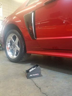 Mustang GT Paint correction and Ceramic Coating - owner brought this mustang gt for a make over, we start with a good wash and a clay bar, a 3 step paint correction with Mezerna polish, we also steamed clean the engine, shampoo carpet, clean all seats and applied leather conditioner, clean all vinyl an dressed, and applied two coats of Ceramic Coating. Final results looks amazing. Mustang GT Paint correction and Ceramic Coating - owner brought this mustang gt for a make over, we start with a good wash and a clay bar, a 3 step paint correction with Mezerna polish, we also steamed clean the engine, shampoo carpet, clean all seats and applied leather conditioner, clean all vinyl an dressed, and applied two coats of Ceramic Coating. Final results looks amazing.
