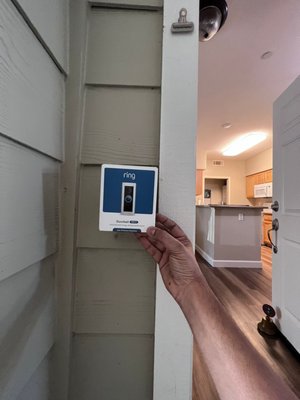 Ring Video Doorbell Installation - This Installation was done for one of our clients in San Jose, California. Ring Video Doorbell Installation - This Installation was done for one of our clients in San Jose, California.