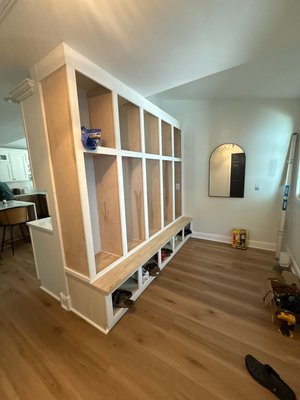 Tree hall painting - Built in painting Tree hall painting - Built in painting
