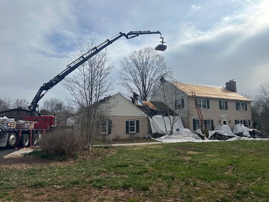 New Asphalt Shingle Roof Installation - This new roof installation is in Doylestown, Pa New Asphalt Shingle Roof Installation - This new roof installation is in Doylestown, Pa