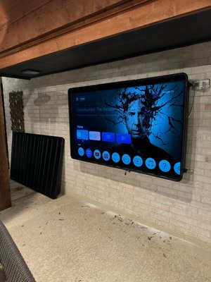 Outdoor TV Install with Storm-Proof Cover - Outdoor entertainment, built to last! 🌟 We installed this 77” TV with concealed wiring and custom-built a storm-proof cover to protect it from the tough Texas weather. Ready for year-round viewing! Outdoor TV Install with Storm-Proof Cover - Outdoor entertainment, built to last! 🌟 We installed this 77” TV with concealed wiring and custom-built a storm-proof cover to protect it from the tough Texas weather. Ready for year-round viewing!