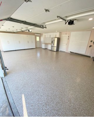 Villa Park Make over - This garage received a full makeover from Signature Garage Design! Starting from the beginning our services included,
1. Attic and wall insulation
2. Drop down ceiling with new attic space for storage and drop down latter
3. Drywall and texture on walls and ceilings
4. LED can lights installed throughout
5. Custom Epoxy floors
6. Custom garage cabinets
7. Paint with customers color of choice
8. Mini split AC system installed
We can take any garage and turn it into your dream garage! Message us for an estimate! Villa Park Make over - This garage received a full makeover from Signature Garage Design! Starting from the beginning our services included,
1. Attic and wall insulation
2. Drop down ceiling with new attic space for storage and drop down latter
3. Drywall and texture on walls and ceilings
4. LED can lights installed throughout
5. Custom Epoxy floors
6. Custom garage cabinets
7. Paint with customers color of choice
8. Mini split AC system installed
We can take any garage and turn it into your dream garage! Message us for an estimate!