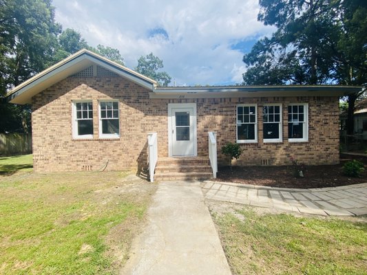 FOR SALE $179,000 l 210 1st Street Chickasaw AL 36611 - Check out this newly updated and renovated home! If you are looking to live in a small community outside the city, this home is for you. This home has all new flooring, updated bathrooms and kitchen and a new HVAC system. Everything in this home is new! Every bedroom has its own bathroom and there is plenty of storage with two sheds. Walking distance to the community pool and library. Call your favorite realtor to view today! Don't have the opportunity to view in person, check out the 360 virtual tour in the listing.