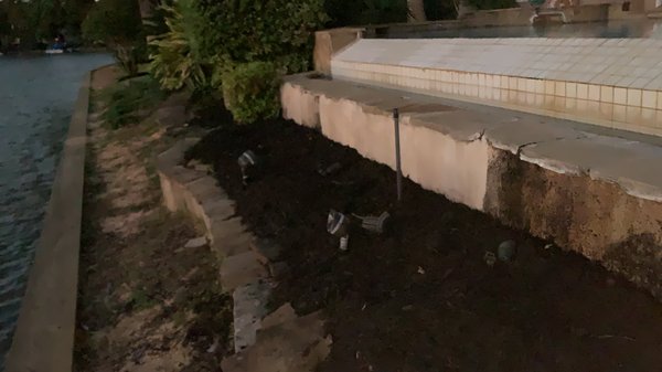 Lake Olympia - Almost 10 cubic yards of mulch in a once a year installation. Lake Olympia - Almost 10 cubic yards of mulch in a once a year installation.