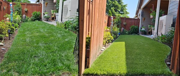 Troon smart turf installation - Demo existing yard and installed 180sqft for Troon smart turf Troon smart turf installation - Demo existing yard and installed 180sqft for Troon smart turf