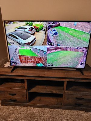 Security Camera System Installations - Upgrade and make your home safe with a high quality Security Cameras Systems installation. Protect your home against potential intruders and potential theft or damage to your property!
We provide the best price and quality with customer satisfaction guaranteed.
We also have other Security Camera System Setup options, reach out give us a call or text and request a quote today! (469) 592-8784 Security Camera System Installations - Upgrade and make your home safe with a high quality Security Cameras Systems installation. Protect your home against potential intruders and potential theft or damage to your property!
We provide the best price and quality with customer satisfaction guaranteed.
We also have other Security Camera System Setup options, reach out give us a call or text and request a quote today! (469) 592-8784