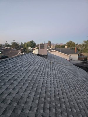 Shingle Roof Replacement - This home had been through numerous repairs that failed over time. We were able to help this homeowner out with a cost effective roof replacement that also added a TON of street appeal to the home.