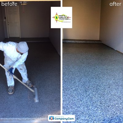 Residential Jobs (Before & After) - See how our concrete specialists can revamp your concrete floors! Residential Jobs (Before & After) - See how our concrete specialists can revamp your concrete floors!