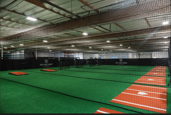batting cages/tunnels - Take your swing to the next level with batting cage rentals at Hit Factory Los Angeles. Whether you’re training for your next game, getting in extra reps, or just looking to hit for fun, our professional-grade indoor cages are available for individual or team use.
Perfect for baseball and softball players, our cages offer a focused, weather-proof environment to sharpen your mechanics and timing year-round. batting cages/tunnels - Take your swing to the next level with batting cage rentals at Hit Factory Los Angeles. Whether you’re training for your next game, getting in extra reps, or just looking to hit for fun, our professional-grade indoor cages are available for individual or team use.
Perfect for baseball and softball players, our cages offer a focused, weather-proof environment to sharpen your mechanics and timing year-round.