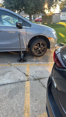Quick tire change - Call out for a quick tire change