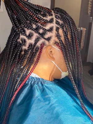 Box braids - Affordable neat box braids. Box braids - Affordable neat box braids.