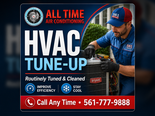 HVAC Tune-up - We install only the most modern and most effective in-duct air purification solutions. Give us a call today! 561-SERVICE