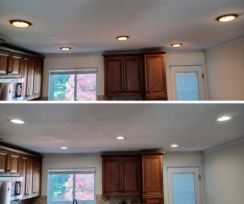 Lighting upgrade - This homeowner needed a change from the style of the previous owner, as well as upgrading to efficient LED lighting options.