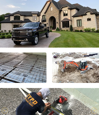 Radiant Heat System - Recently, KYPD successfully completed a large plumbing project and more on this 14,000 square foot home, with 2 master suites and a multi level pool house in Versailles, KY. All required tasks and deadlines set by the contractor were met accordingly. The job was from the groundwork to finish, including the latest technology radiant heat flooring systems on both levels, including the garages. Radiant Heat System - Recently, KYPD successfully completed a large plumbing project and more on this 14,000 square foot home, with 2 master suites and a multi level pool house in Versailles, KY. All required tasks and deadlines set by the contractor were met accordingly. The job was from the groundwork to finish, including the latest technology radiant heat flooring systems on both levels, including the garages.