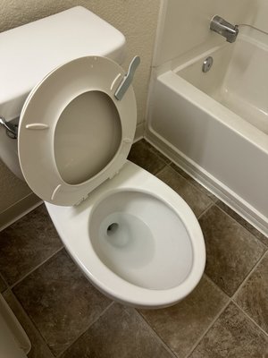 Deep Clean toilet - This toilet and floor were in desperate need of a deep cleaning! After a little elbow grease we were able to get this bathroom looking good as new 😄 Deep Clean toilet - This toilet and floor were in desperate need of a deep cleaning! After a little elbow grease we were able to get this bathroom looking good as new 😄
