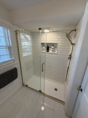 Bathroom Renovation - Air bnb full bathroom gut
New tile floor
Shower doors
Custom tile shower
Vanity
Toilet
Wainscoting
Rot repair
Plumbing upgrade
Radiant Heated floor
Fixtures Bathroom Renovation - Air bnb full bathroom gut
New tile floor
Shower doors
Custom tile shower
Vanity
Toilet
Wainscoting
Rot repair
Plumbing upgrade
Radiant Heated floor
Fixtures