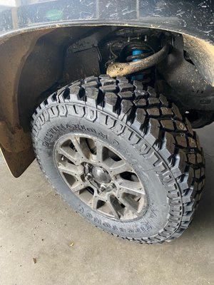 4 New Sets of Tires Sold To Happy Customers! - Two happy campers with their new set of tires ready for the rain! Call us to know prices.