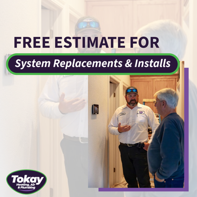 Free Estimate for System Replacement & Installs - Tokay Heating & Air Free Estimate for System Replacement & Installs - Tokay Heating & Air