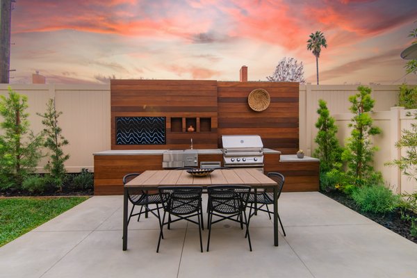 Outdoor Living Area By Lush Gardens, Inc. - This Los Angeles, CA project includes all of the following trades: Landscape, Hardscape, Outdoor-Structures Design & Installation. Outdoor Living Area By Lush Gardens, Inc. - This Los Angeles, CA project includes all of the following trades: Landscape, Hardscape, Outdoor-Structures Design & Installation.
