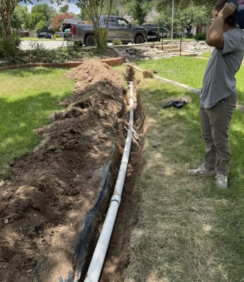 Underground Drainage - call now for estimate