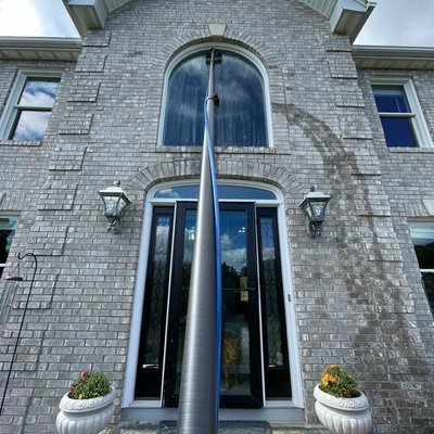 Window Cleaning! - No matter the size of the window, big or small....we've got you covered! Don't let acid rain, dirt particles, leaves and more block out the shine.