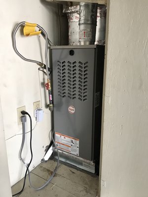 Furnace Installation - Changing out the existing furnace without touching existing evaporated coil or disconnecting the line Furnace Installation - Changing out the existing furnace without touching existing evaporated coil or disconnecting the line
