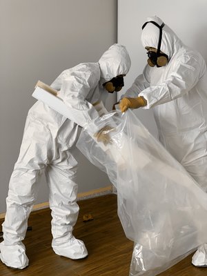 Mold Remediation, Palo Alto - Upon inspecting the property, we discovered large mold infestation on client’s bedroom wall, which was shared with the bathroom. A slow leak from the hot water pipe running to shower faucet has caused severe damage. Mold remediation procedure was required. Mold Remediation, Palo Alto - Upon inspecting the property, we discovered large mold infestation on client’s bedroom wall, which was shared with the bathroom. A slow leak from the hot water pipe running to shower faucet has caused severe damage. Mold remediation procedure was required.