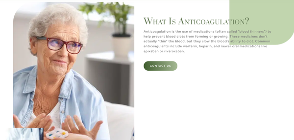 Anticoagulation Management - Family and Wound Care Solutions Anticoagulation Management - Family and Wound Care Solutions