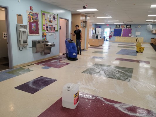 Floor and Tile Cleaning Services - Work specifications:
LBP Waxing
Floor Steam/Scrubbing - remove accumulated surface dirt/dust, grime, and non-permanent stains from the Tile. Floor and Tile Cleaning Services - Work specifications:
LBP Waxing
Floor Steam/Scrubbing - remove accumulated surface dirt/dust, grime, and non-permanent stains from the Tile.