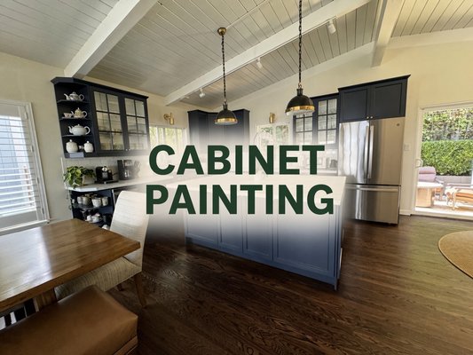 Kitchen Cabinets - We Specialize in Kitchen Cabinets. We clean, repair, prime and give three coats of ultra Premium Cabinet paint.