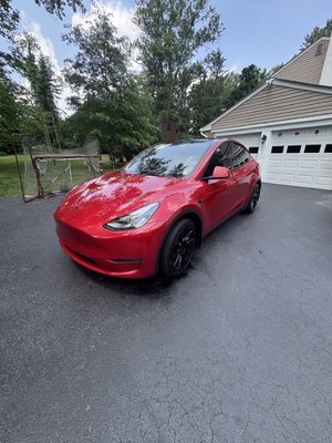 Tesla full detail - Full detail completed on this Tesla Model Y, combining comprehensive interior restoration with a premium exterior detail. Every surface was carefully cleaned and treated, from the paint, wheels, and glass to the seats, carpets, and interior trim. The vehicle was left with a deep gloss, a fresh interior, and a showroom-ready finish. Tesla full detail - Full detail completed on this Tesla Model Y, combining comprehensive interior restoration with a premium exterior detail. Every surface was carefully cleaned and treated, from the paint, wheels, and glass to the seats, carpets, and interior trim. The vehicle was left with a deep gloss, a fresh interior, and a showroom-ready finish.