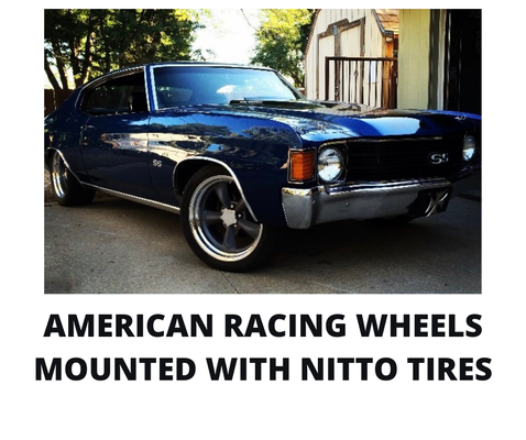 Chevelle upgrade with American Racing Wheels and Nitto Tires - We upgraded this fine Chevelle with new American Racing Wheels and Nitto Tires.