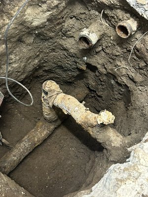 Multitude of plumbing repairs - These emergency repairs were made by Top Shelf Plumbing and Drain