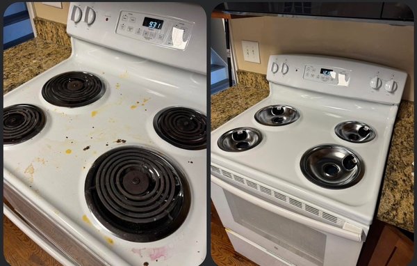Kitchen Stove/Oven Makeover! - We brought this stove back to life for our customers move in clean. Kitchen Stove/Oven Makeover! - We brought this stove back to life for our customers move in clean.