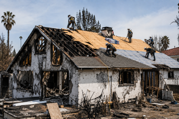 Build Hope back Home - Complete re-do of roof work after the extensive fire damage with total loss. Build Hope back Home - Complete re-do of roof work after the extensive fire damage with total loss.