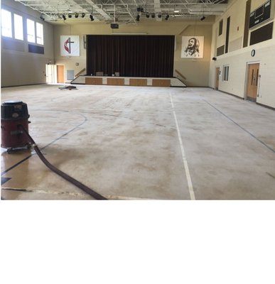 Epoxy gym floor - This project was done at the First Methodist gym. It pretty much got a fresh new coat of epoxy and lines, after about 30 years or so. Durable stuff! Epoxy system can be used in many areas, garages, basements, offices, rooms, etc. (Price varies on projects). Call now to book your free estimate now! 423-377-0551 Epoxy gym floor - This project was done at the First Methodist gym. It pretty much got a fresh new coat of epoxy and lines, after about 30 years or so. Durable stuff! Epoxy system can be used in many areas, garages, basements, offices, rooms, etc. (Price varies on projects). Call now to book your free estimate now! 423-377-0551