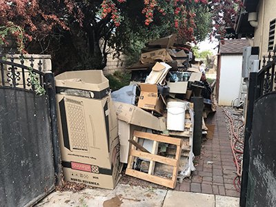 Regular Residential Pickup - This is our common day-to-day type of job. Just a variety of old junk from around the house that needs to go.