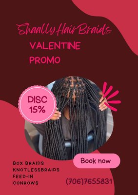 Braids - Openings for Valantine specials😀 send a
Message or
Call 7067655831 Braids - Openings for Valantine specials😀 send a
Message or
Call 7067655831