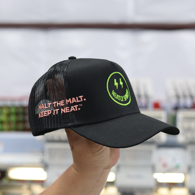 Create Trucker Hats with Embroidery - Looking to make your own trucker hats? We offer custom embroidery services and can stitch your design on trucker caps. We have over 40+ different hat colors to choose from with minimums starting at 50 pieces. Contact us today for a quote! Create Trucker Hats with Embroidery - Looking to make your own trucker hats? We offer custom embroidery services and can stitch your design on trucker caps. We have over 40+ different hat colors to choose from with minimums starting at 50 pieces. Contact us today for a quote!