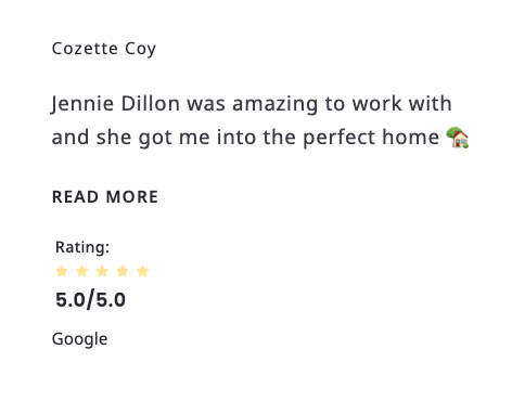 Why Jennie Dillon? - Here's What Clients Are Saying... Why Jennie Dillon? - Here's What Clients Are Saying...