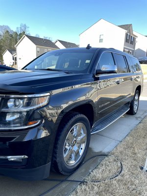 2016 Chevy Suburban complete exterior detail - This 2016 Chevy Suburban received our complete exterior detail 2016 Chevy Suburban complete exterior detail - This 2016 Chevy Suburban received our complete exterior detail