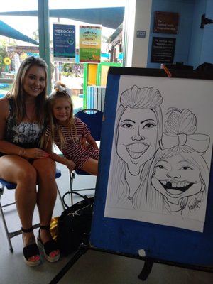 Birthday Party - I got hired to draw caricatures for a birthday party at a community center. I drew the whole family! Birthday Party - I got hired to draw caricatures for a birthday party at a community center. I drew the whole family!